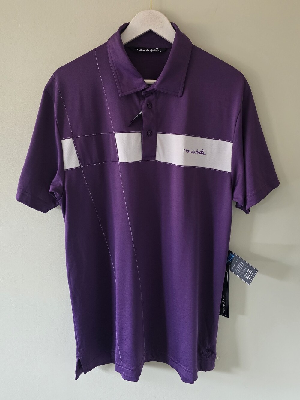 NWT Travis Mathew M Country Club Performance Wear Sporty Pima Blend Golf Polo
